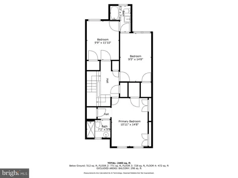 Floorplan - 209 Ridgemede Rd, Baltimore, MD 21210 photo 4 of 5