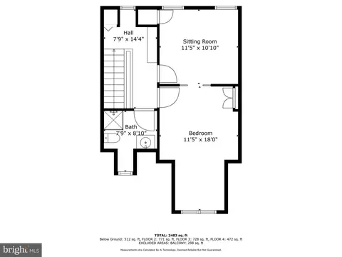 Floorplan - 209 Ridgemede Rd, Baltimore, MD 21210 photo 5 of 5