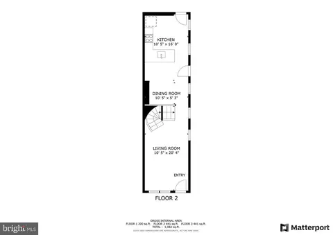 Floorplan - 2808 E Fairmount Ave E, Baltimore, MD 21224 photo 1 of 2