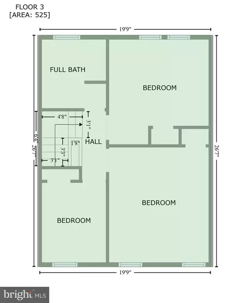 Floorplan - 3528 Overview Rd, Baltimore, MD 21215 photo 7 of 7
