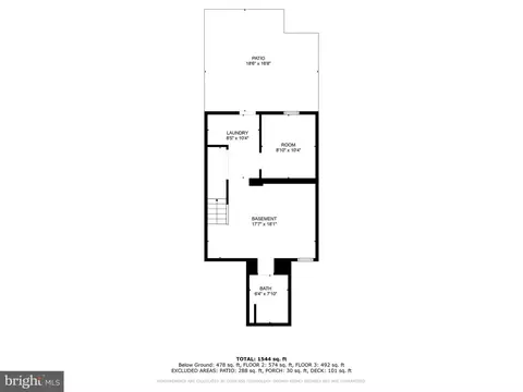 Floorplan - 3528 Overview Rd, Baltimore, MD 21215 photo 4 of 7