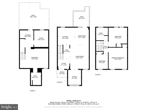 Floorplan - 3528 Overview Rd, Baltimore, MD 21215 photo 1 of 7