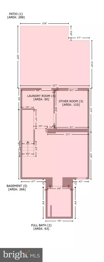 Floorplan - 3528 Overview Rd, Baltimore, MD 21215 photo 5 of 7