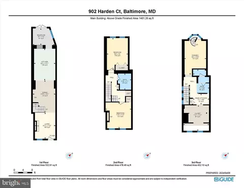 Floorplan - 902 Harden Ct, Baltimore, MD 21230 photo 1 of 8