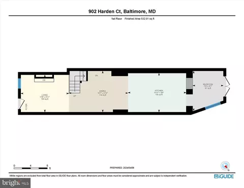Floorplan - 902 Harden Ct, Baltimore, MD 21230 photo 3 of 8