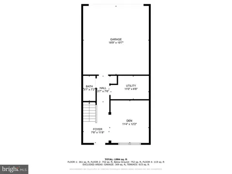 Floorplan - 1428 Steuart St, Baltimore, MD 21230 photo 2 of 9