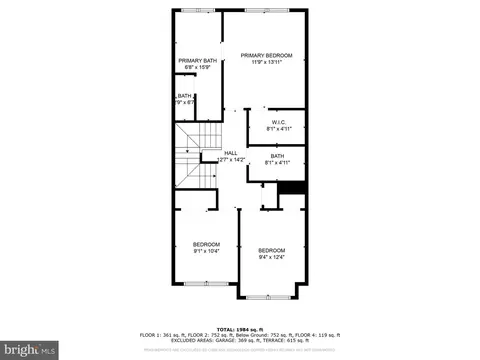 Floorplan - 1428 Steuart St, Baltimore, MD 21230 photo 4 of 9