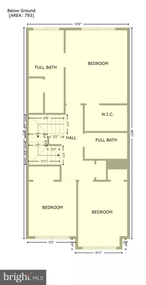 Floorplan - 1428 Steuart St, Baltimore, MD 21230 photo 8 of 9