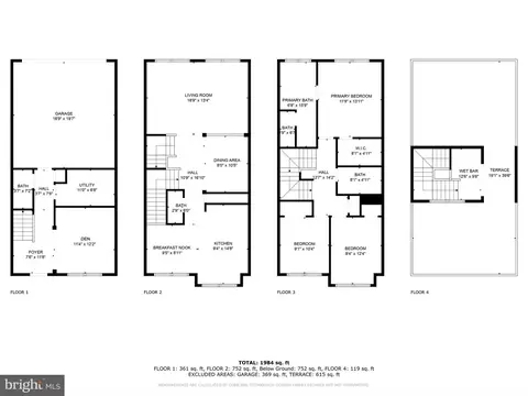 Floorplan - 1428 Steuart St, Baltimore, MD 21230 photo 1 of 9