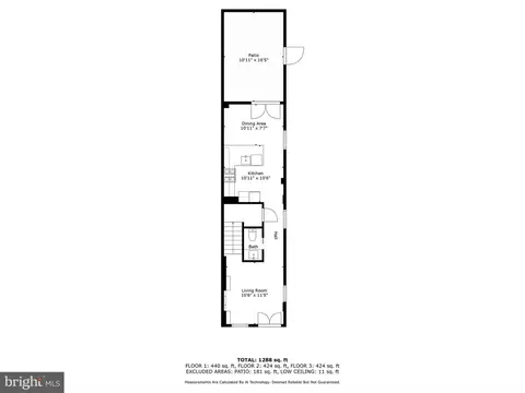 Floorplan - 1018 Boyd St, Baltimore, MD 21223 photo 1 of 4