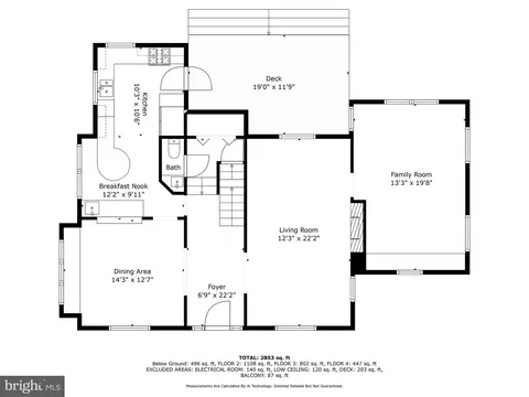 Floorplan - 303 Cedarcroft Rd, Baltimore, MD 21212 photo 2 of 5