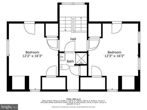 Floorplan - 303 Cedarcroft Rd, Baltimore, MD 21212 photo 4 of 5