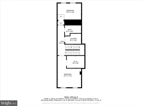 Floorplan - 1613 Light St, Baltimore, MD 21230 photo 2 of 9