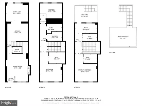 Floorplan - 1613 Light St, Baltimore, MD 21230 photo 4 of 9