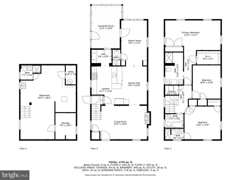 Floorplan - 321 Broadmoor Rd, Baltimore, MD 21212 photo 4 of 4
