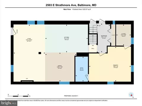 Floorplan - 2503 E Strathmore Ave, Baltimore, MD 21214 photo 1 of 3