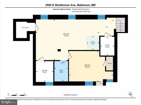 Floorplan - 2503 E Strathmore Ave, Baltimore, MD 21214 photo 3 of 3