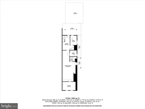 Floorplan - 3339 Windsor Ave, Baltimore, MD 21216 photo 5 of 9
