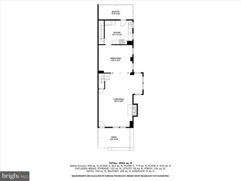Floorplan - 3339 Windsor Ave, Baltimore, MD 21216 photo 2 of 9