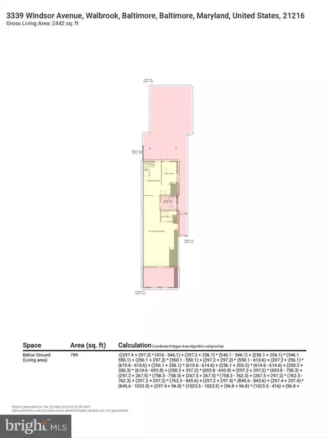 Floorplan - 3339 Windsor Ave, Baltimore, MD 21216 photo 9 of 9