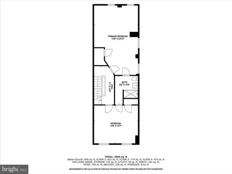 Floorplan - 3339 Windsor Ave, Baltimore, MD 21216 photo 3 of 9