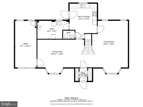 Floorplan - 7020 Wallis Ave, Baltimore, MD 21215 photo 1 of 3