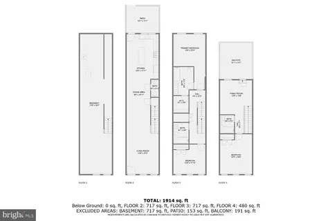 Floorplan - 838 Harlem Ave, Baltimore, MD 21201 photo 1 of 4