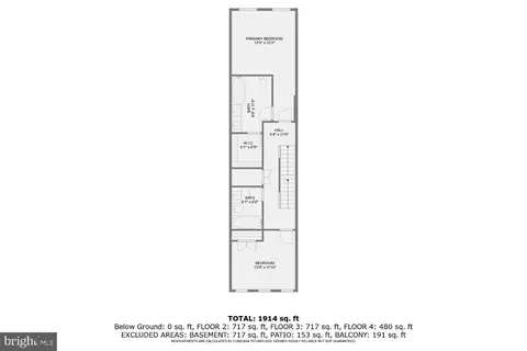 Floorplan - 838 Harlem Ave, Baltimore, MD 21201 photo 3 of 4