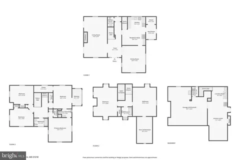 Floorplan - 311 Suffolk Rd, Baltimore, MD 21218 photo 5 of 5