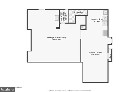 Floorplan - 311 Suffolk Rd, Baltimore, MD 21218 photo 4 of 5