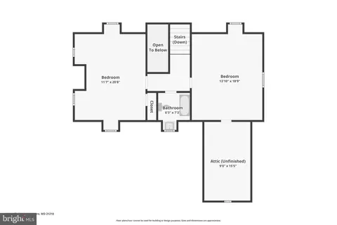 Floorplan - 311 Suffolk Rd, Baltimore, MD 21218 photo 3 of 5