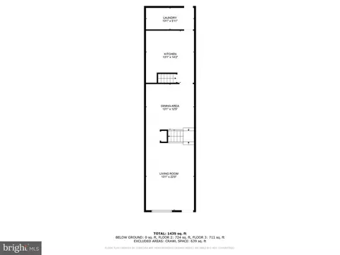 Floorplan - 1702 N Wolfe St, Baltimore, MD 21213 photo 2 of 4