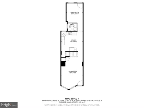 Floorplan - 2802 Auchentoroly Ter, Baltimore, MD 21217 photo 2 of 5
