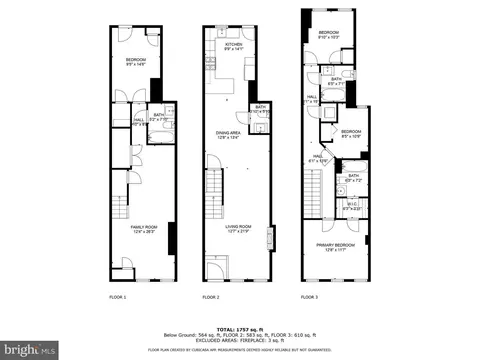 Floorplan - 1432 E Lanvale St, Baltimore, MD 21213 photo 1 of 7