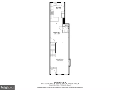 Floorplan - 1432 E Lanvale St, Baltimore, MD 21213 photo 3 of 7