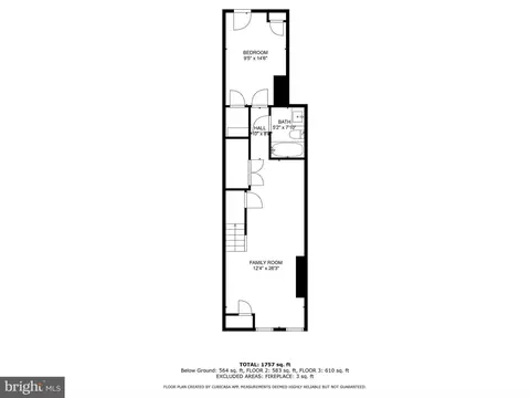 Floorplan - 1432 E Lanvale St, Baltimore, MD 21213 photo 4 of 7