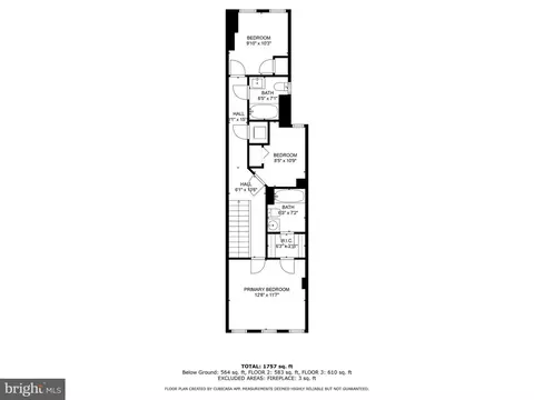 Floorplan - 1432 E Lanvale St, Baltimore, MD 21213 photo 2 of 7