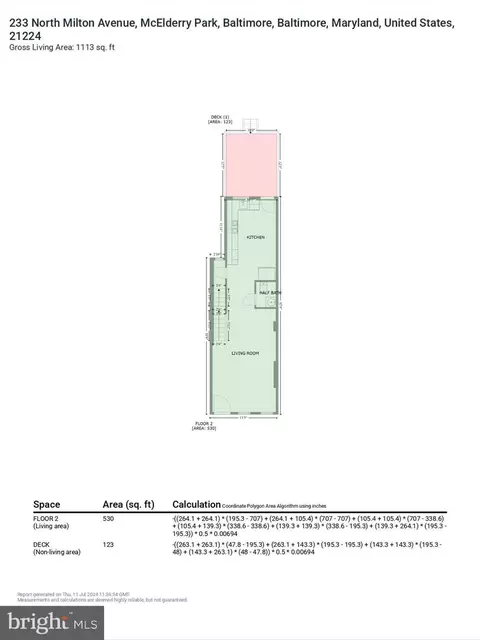 Floorplan - 233 N Milton Ave, Baltimore, MD 21224 photo 5 of 7
