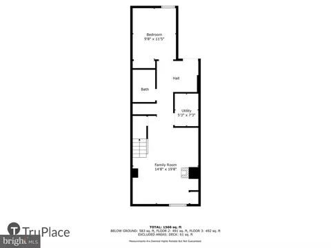 Floorplan - 708 Oldham St, Baltimore, MD 21224 photo 3 of 4