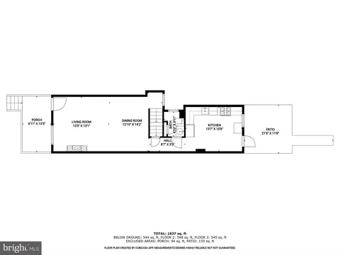 Floorplan - 3438 Hickory Ave, Baltimore, MD 21211 photo 3 of 4