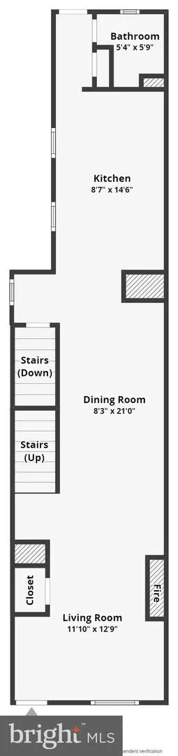 Floorplan - 128 Fort Ave, Baltimore, MD 21230 photo 1 of 3