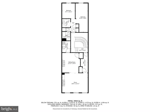 Floorplan - 207 W Lanvale St, Baltimore, MD 21217 photo 4 of 5