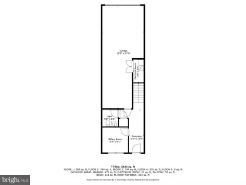 Floorplan - 1741 Aliceanna St, Baltimore, MD 21231 photo 3 of 6