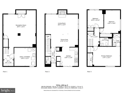 Floorplan - 1985 Greenberry Rd, Baltimore, MD 21209 photo 3 of 4