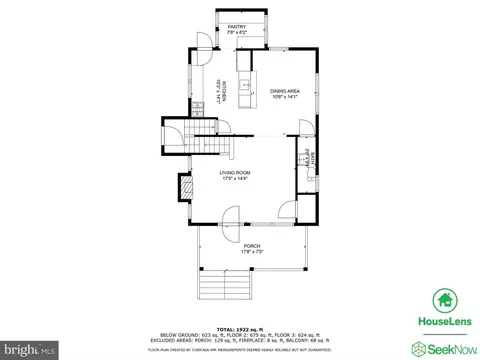 Floorplan - 604 Saint Dunstans Rd, Baltimore, MD 21212 photo 1 of 4