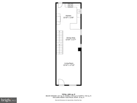Floorplan - 631 W 33rd St, Baltimore, MD 21211 photo 1 of 4