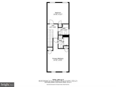 Floorplan - 631 W 33rd St, Baltimore, MD 21211 photo 2 of 4