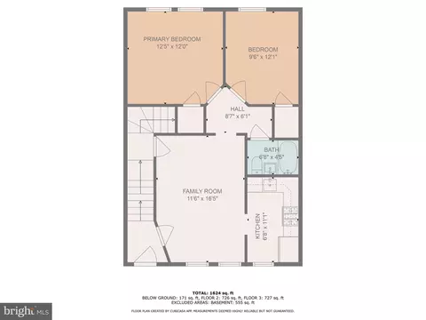 Floorplan - 1639 E Cold Spring Ln, Baltimore, MD 21218 photo 1 of 4
