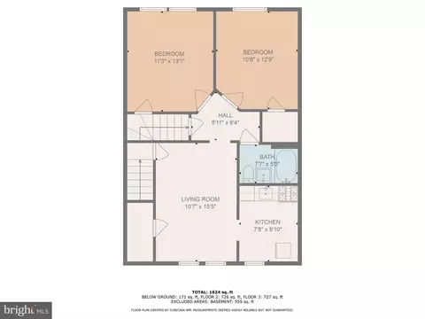 Floorplan - 1639 E Cold Spring Ln, Baltimore, MD 21218 photo 2 of 4