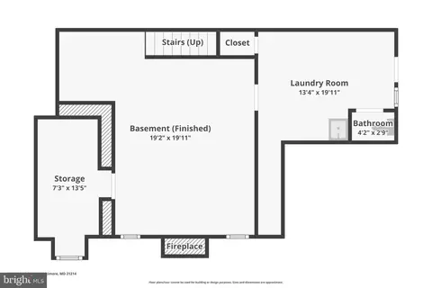 Floorplan - 3602 Echodale Ave, Baltimore, MD 21214 photo 3 of 4